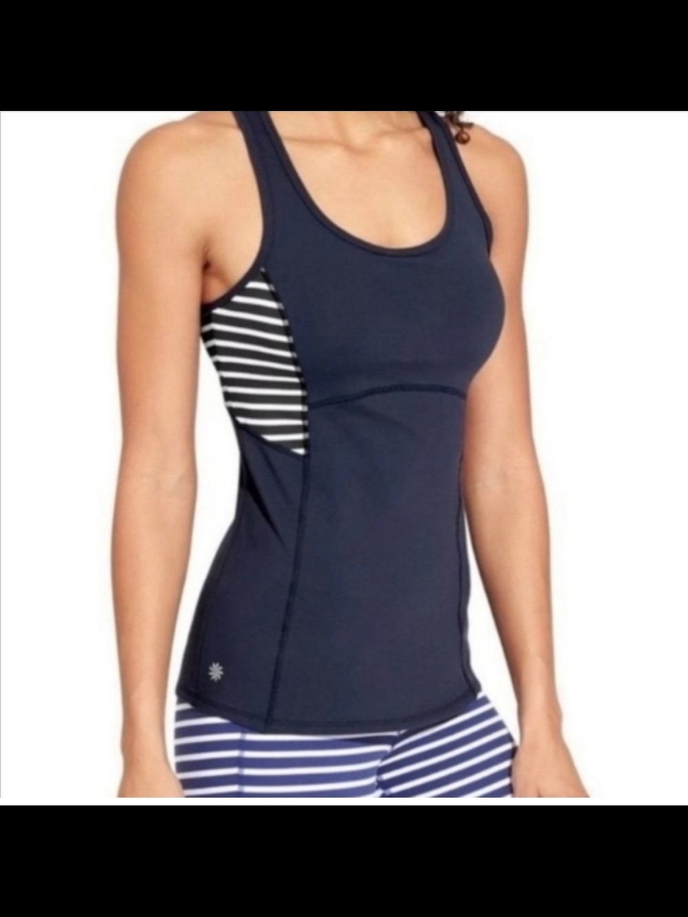 Athleta Navy Tank Top Duo- Medium - Picture 3 of 8